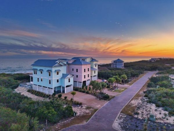 Elegant Beachfront Escape with Private Pool & Gulf Views in St. George Island Hot Tub Beach